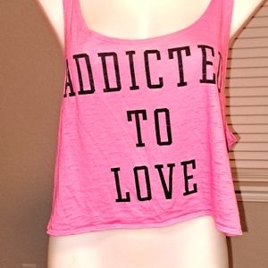 Victoria secret pink crop top